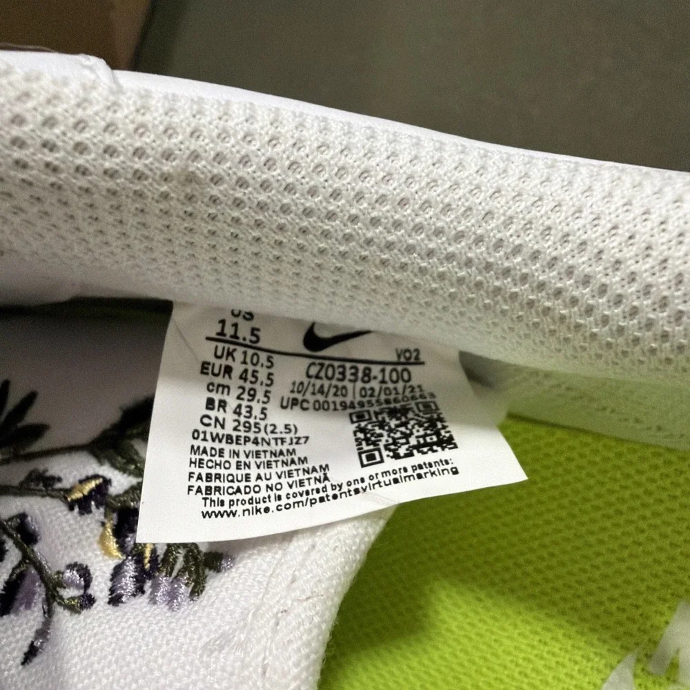 BRAND NEW Nike Air Force 1 '07 LV8 Indigo CZ0338-100 Size 11.5 Authenticated! DS